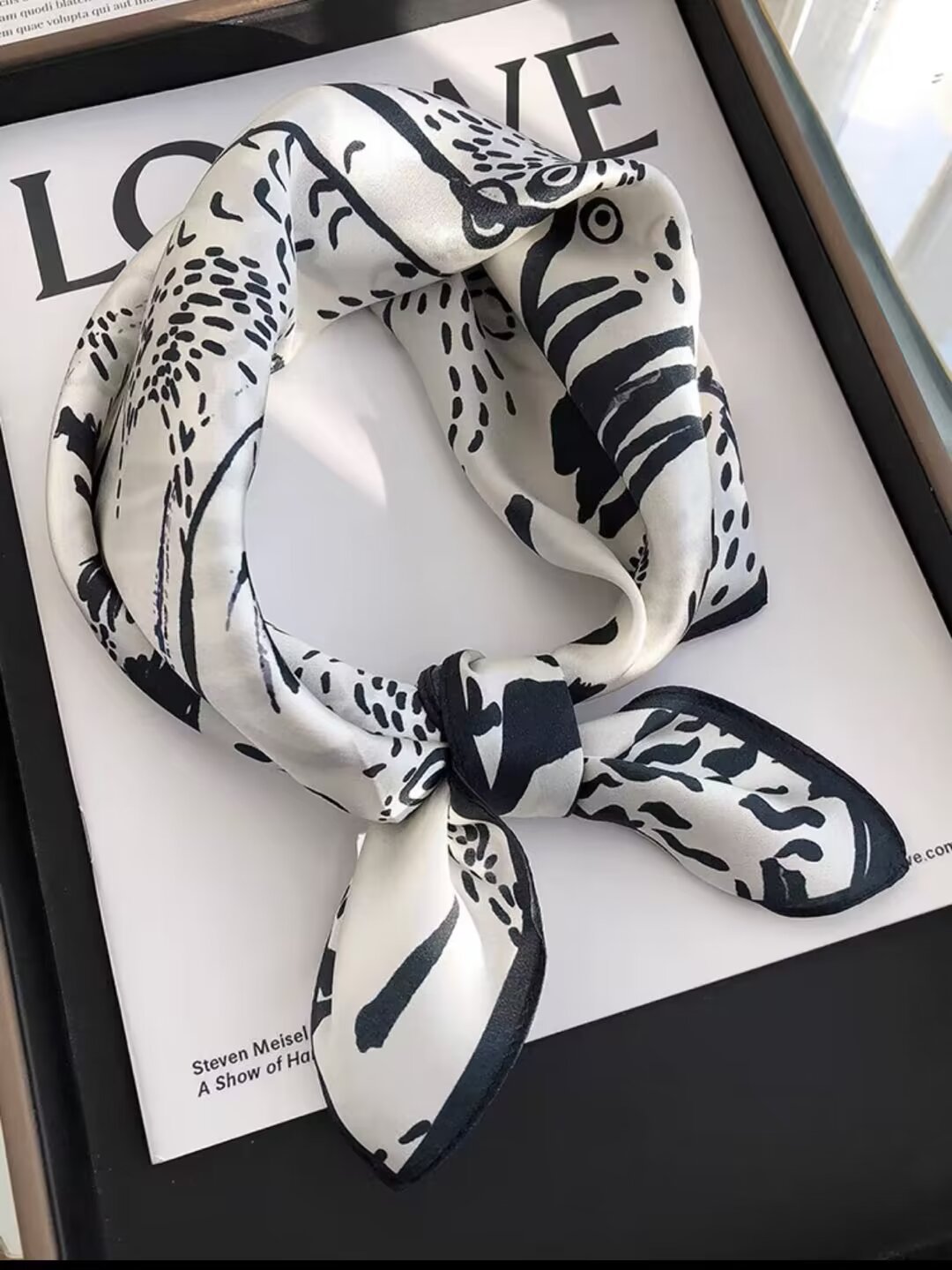 Art painting black and white