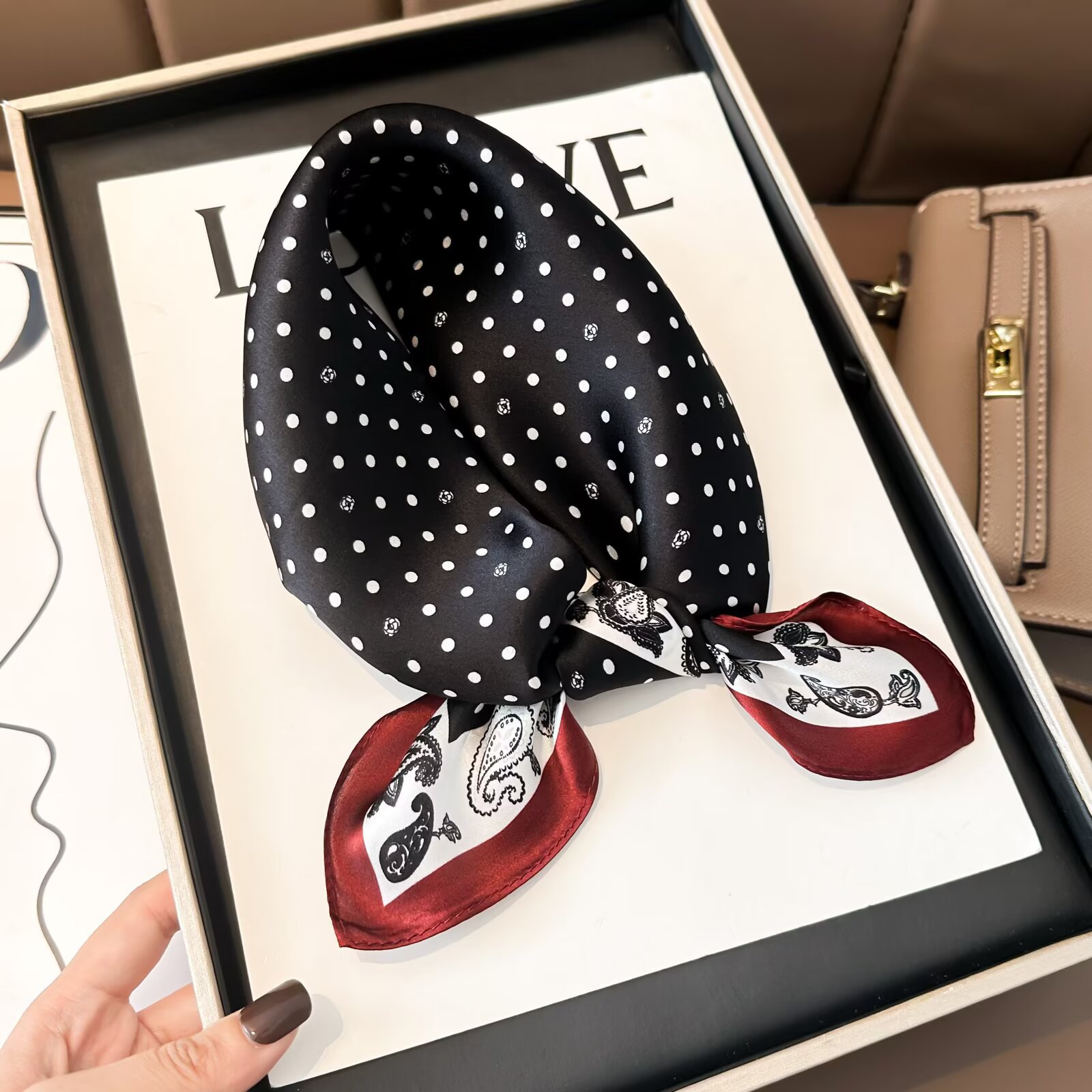 Polka dot perry red rhyme