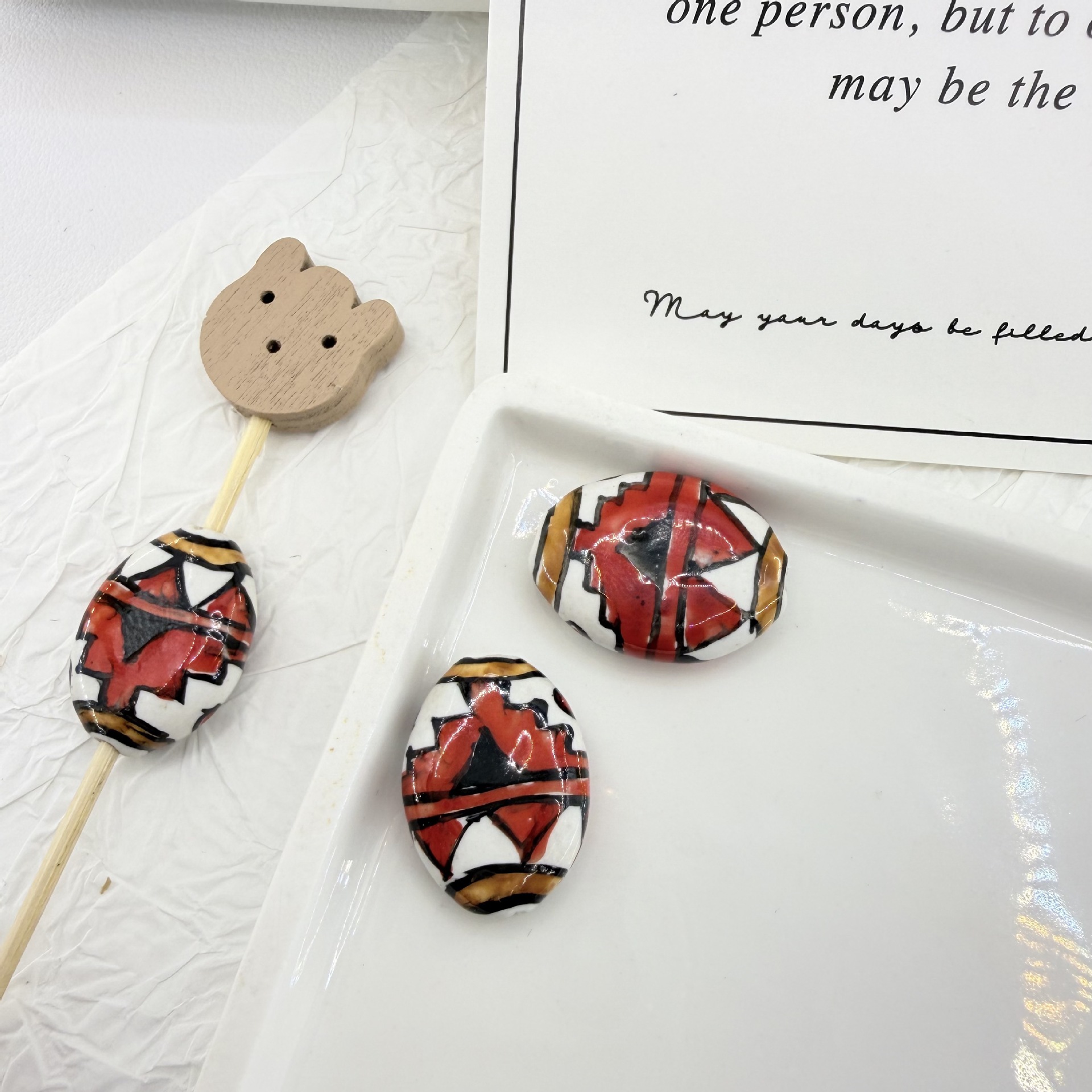 5:(flat olive shape) 4