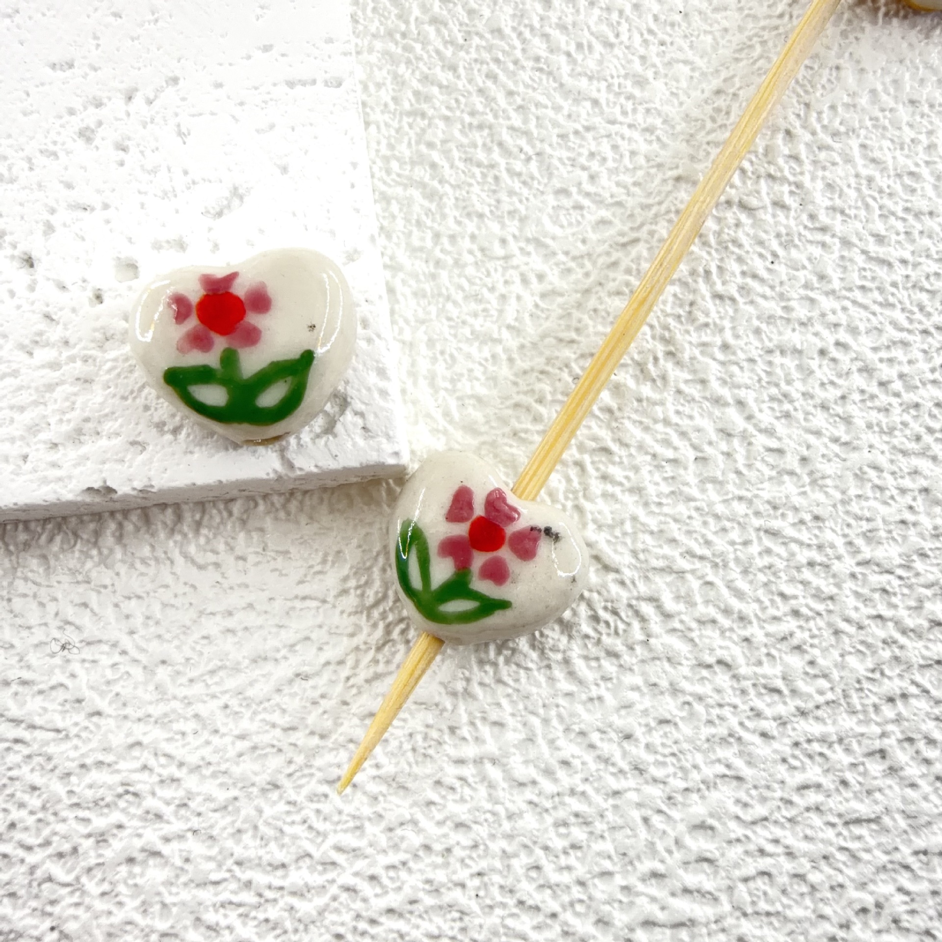 5:(love) red flower 11.5x14mm
