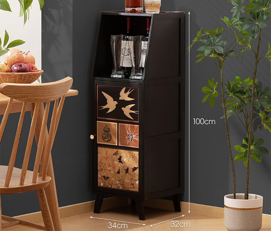 black-single door 34 long