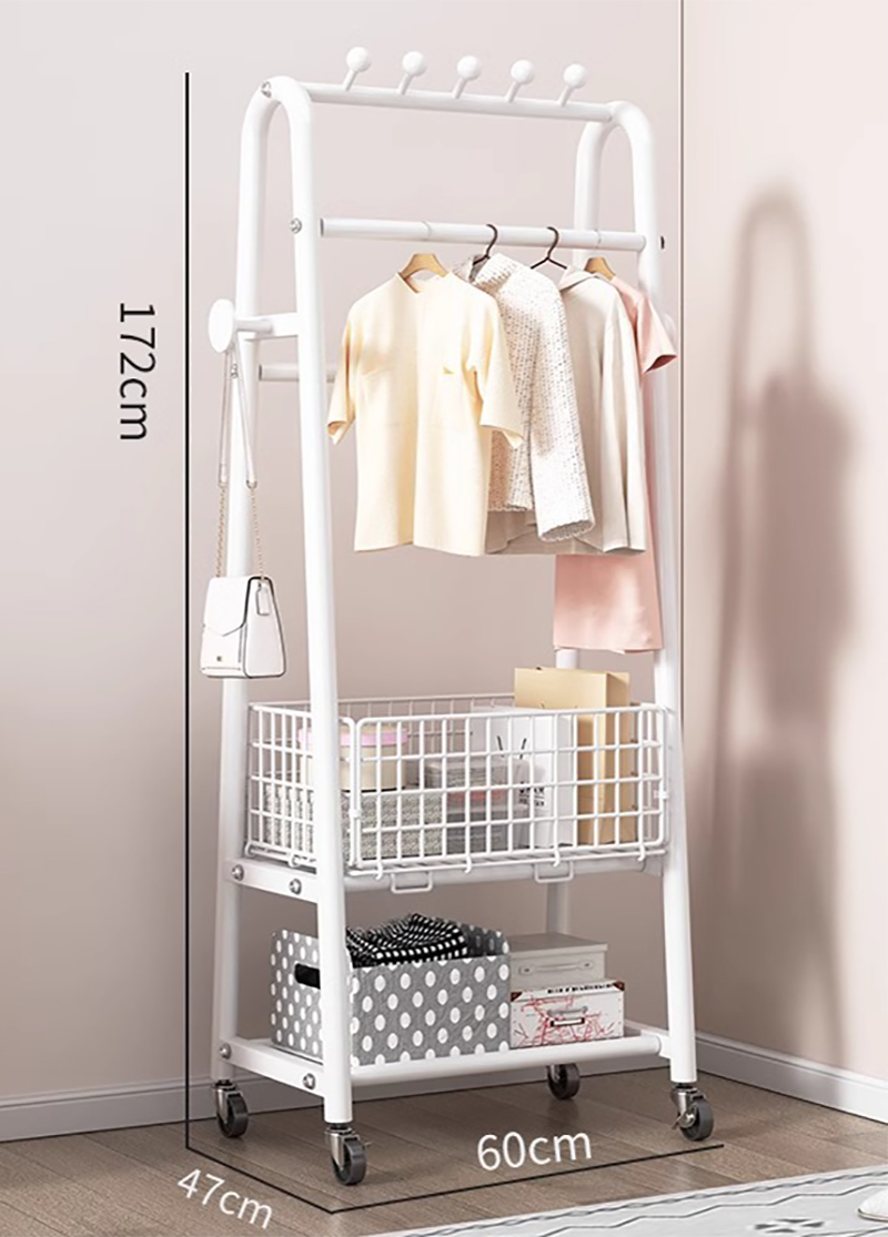 Pearlescent white 60cm diverse storage (round head)