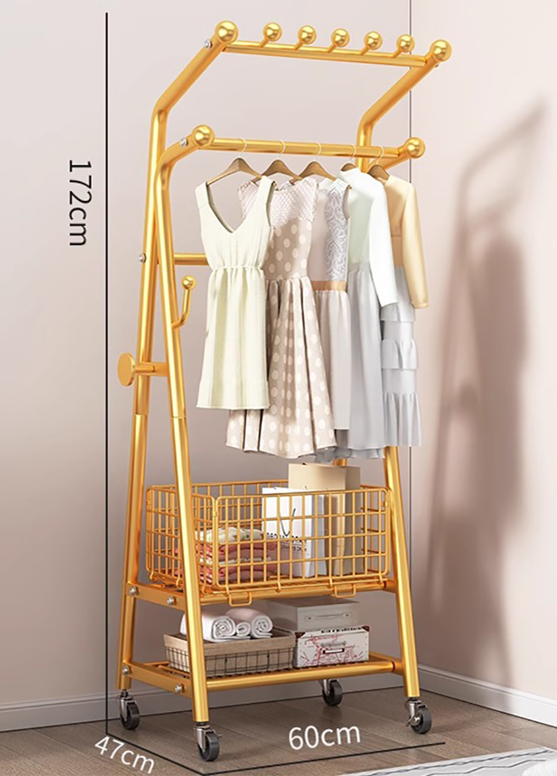 gold 60cm diverse storage (double pole)