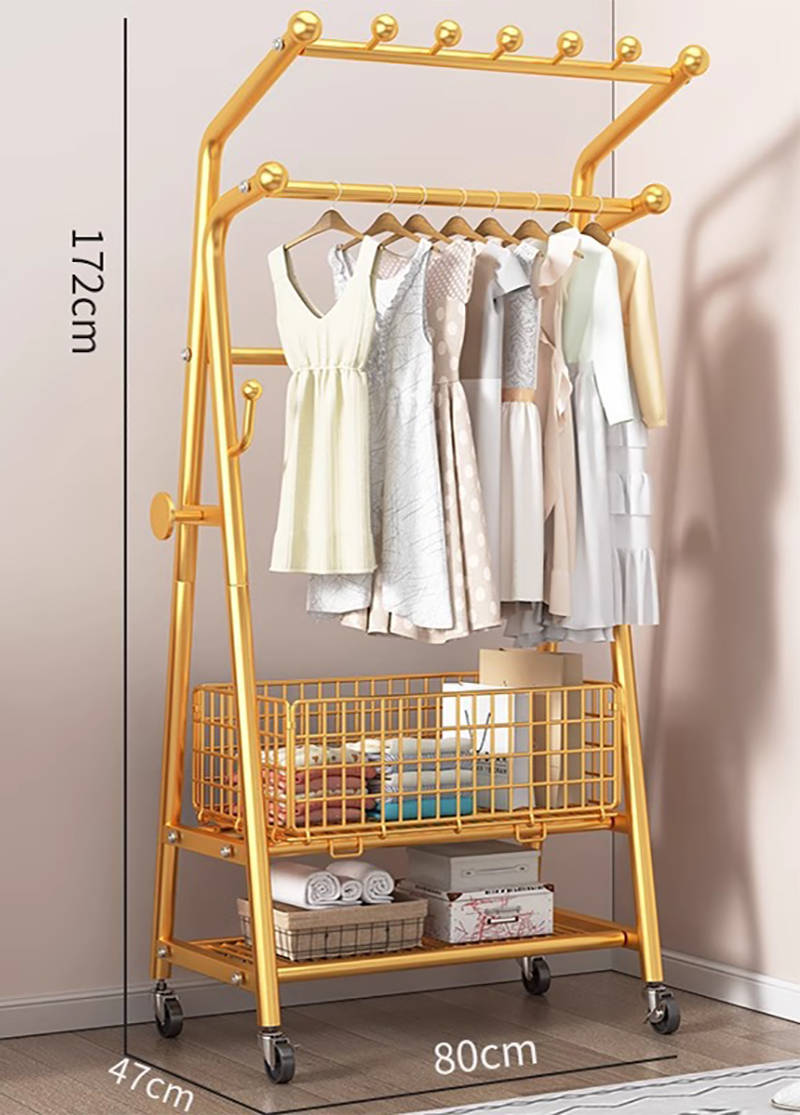 gold 80cm diverse storage (double pole)