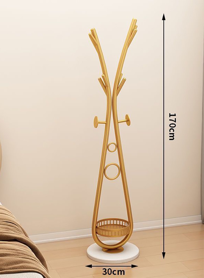Golden antlers-storage style-marble base