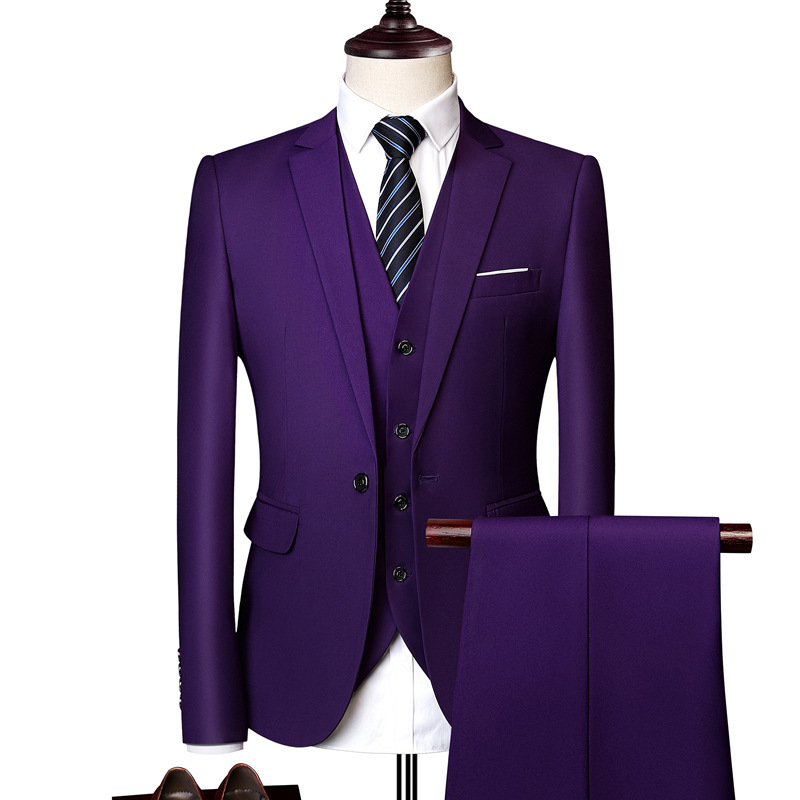 purple three piece
