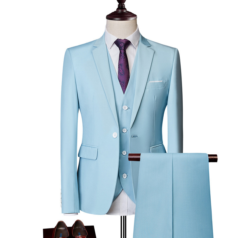 skyblue three piece