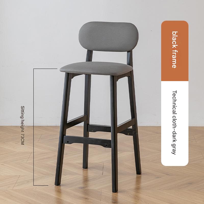 black frame dark gray technical cloth