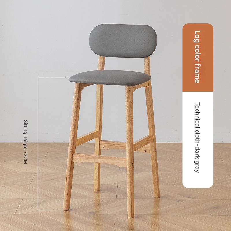 log frame dark gray technical cloth