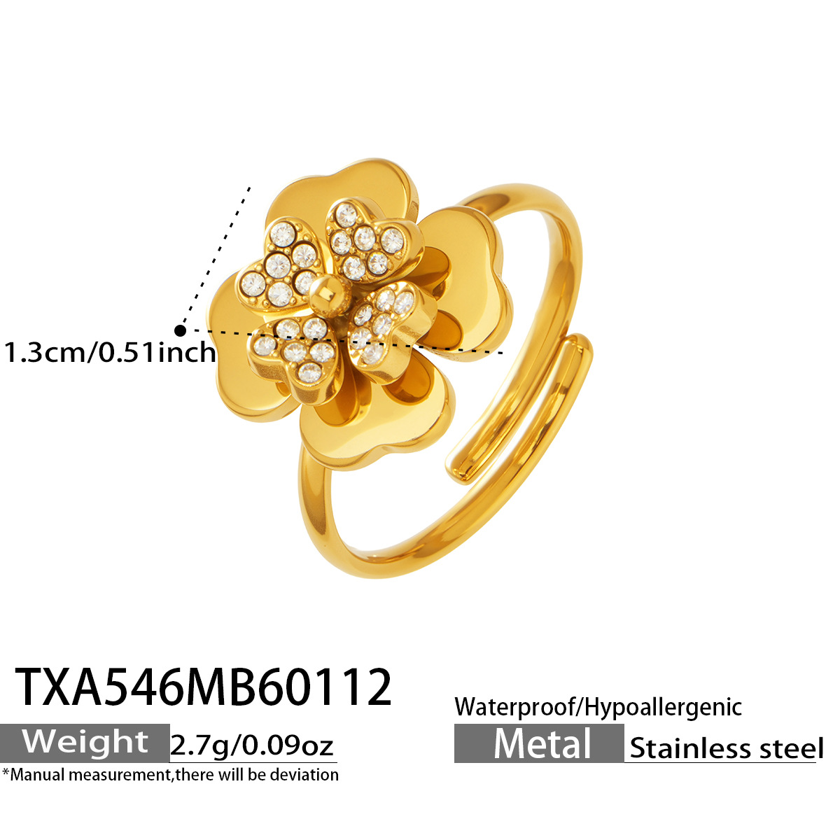 TXA546- Gold Ring-7