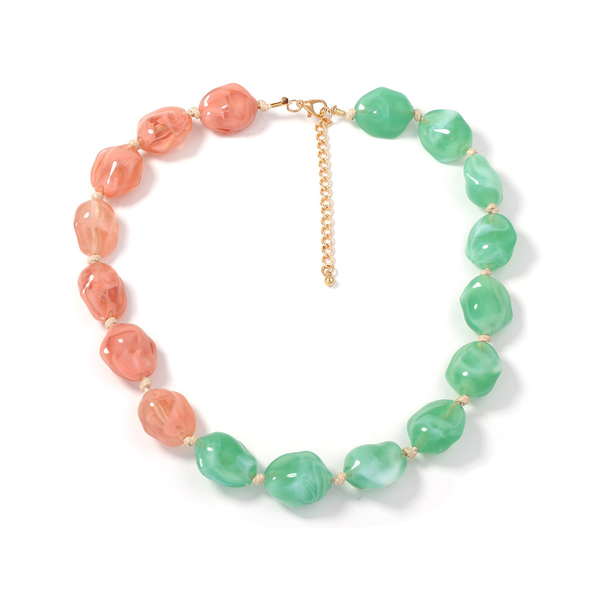 2:green and pink