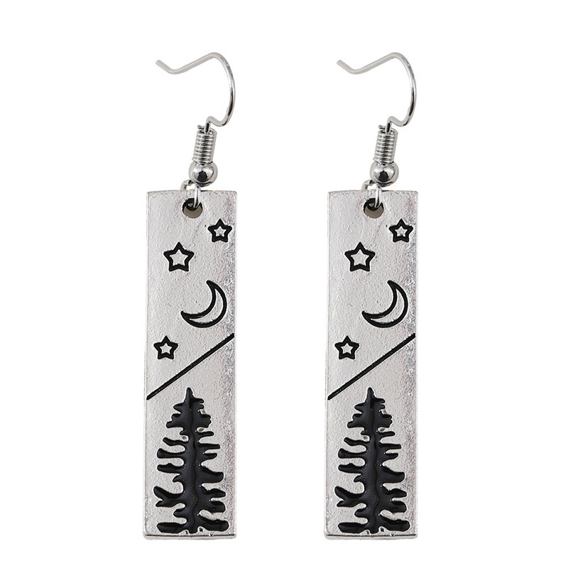 2:Pair of Ancient Silver Star Moon Pines