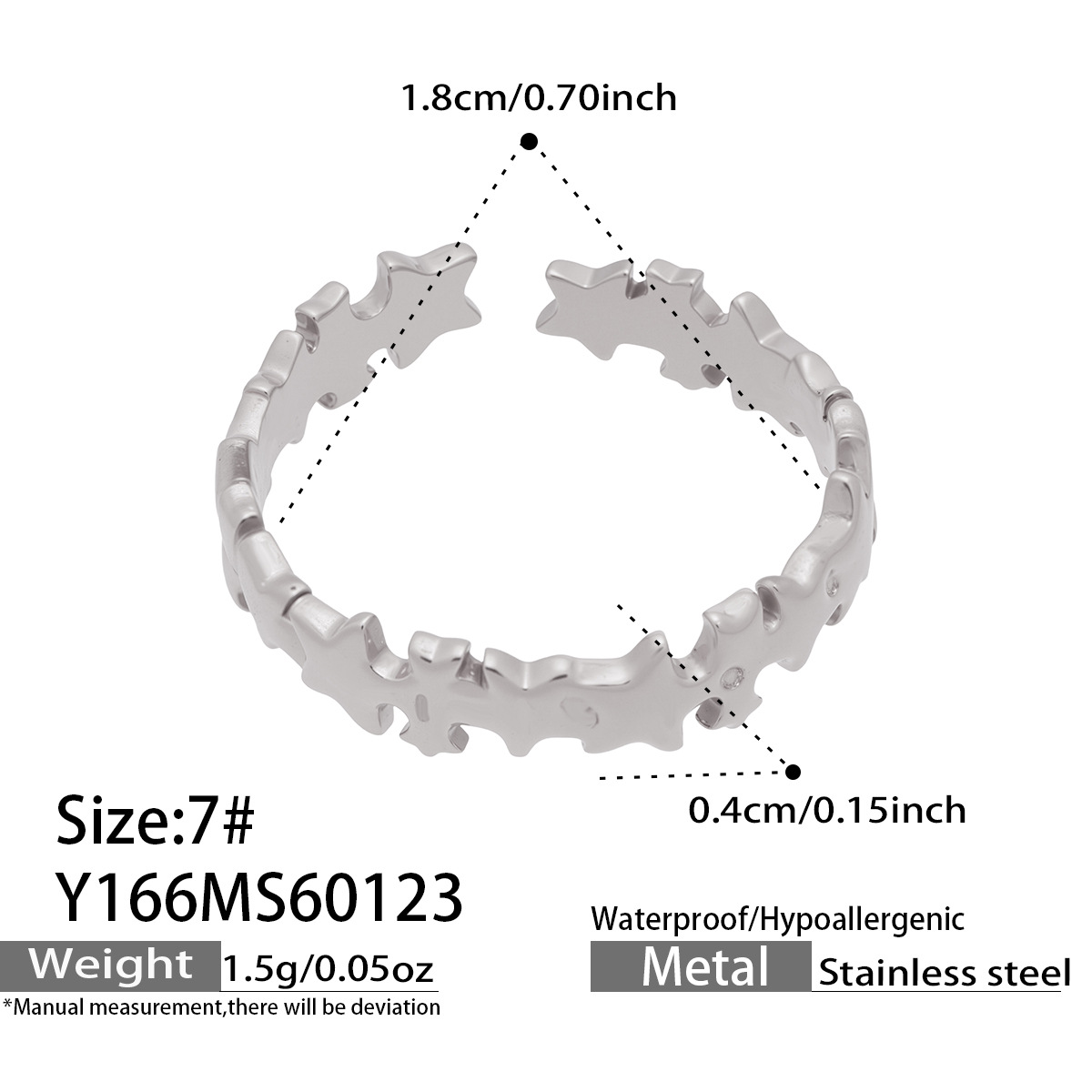 Y166- Steel Ring