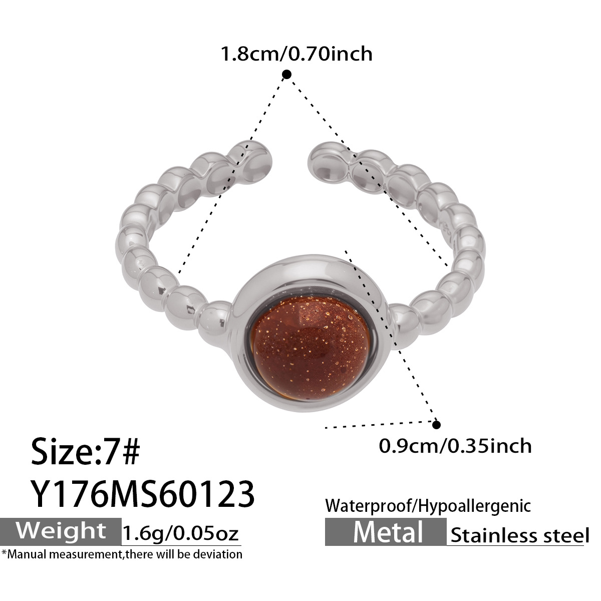 Y176- Steel Ring