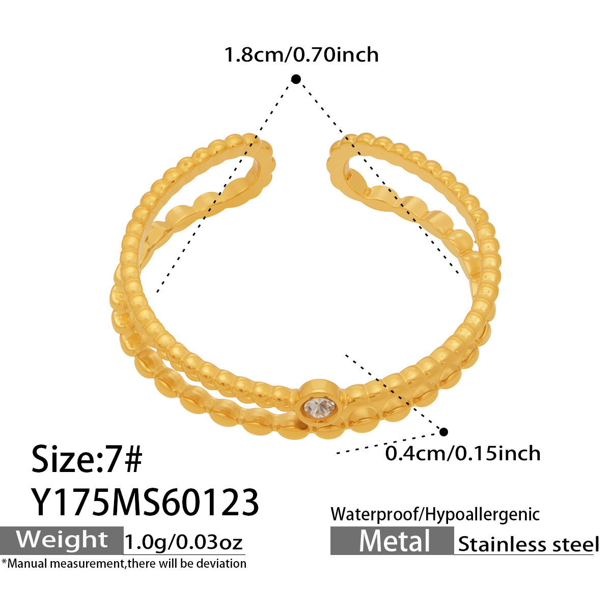 19:Y175-Gold Ring