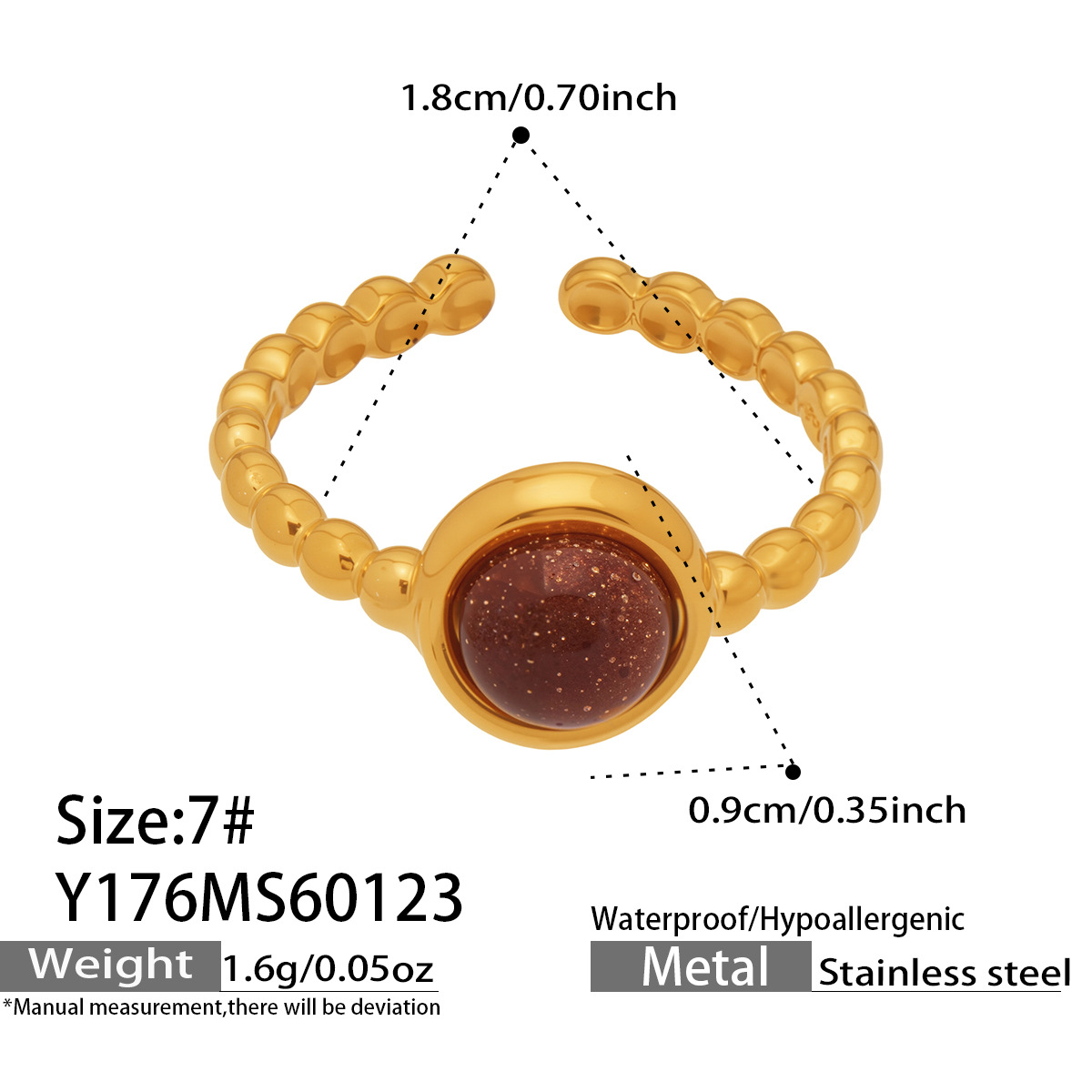 21:Y176-Gold Ring