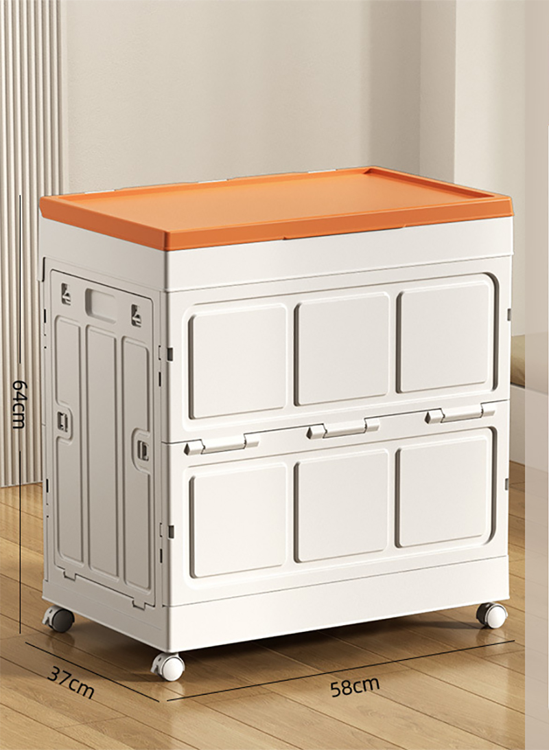 Three-door box [length 58 width 37 height 64cm]-orange