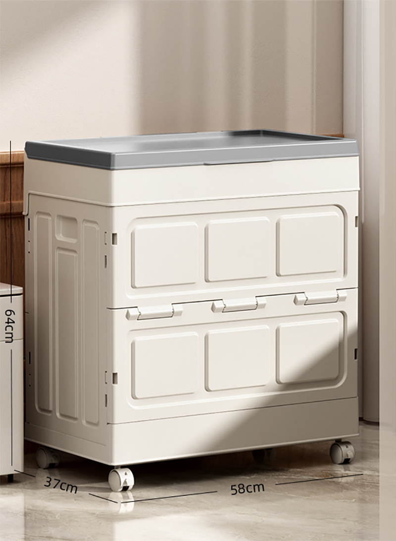 Single door box [length 58 width 37 height 64cm] - gray