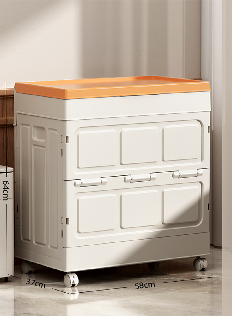 Single door box [length 58 width 37 height 64cm]-orange