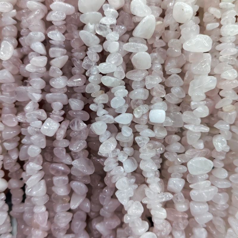 4 synthetic rose quartz