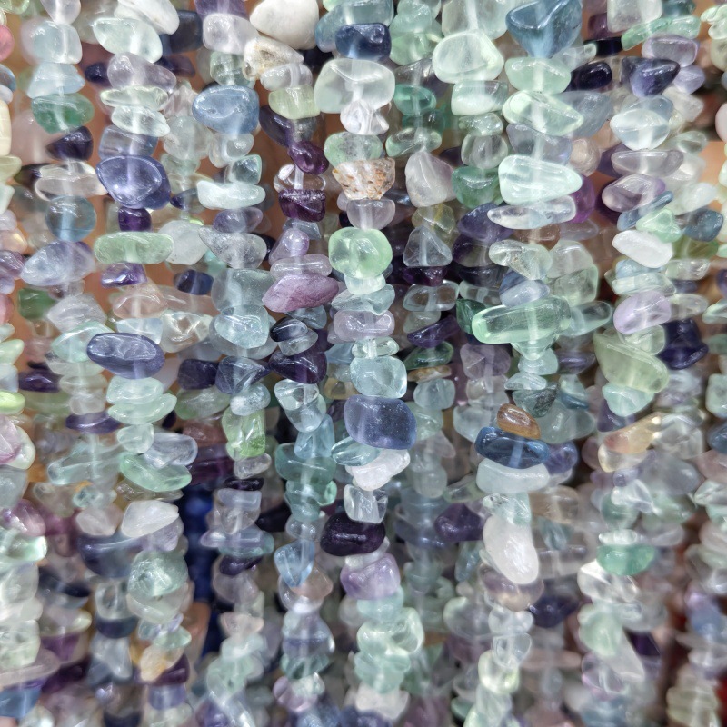 42 Natural colored fluorite