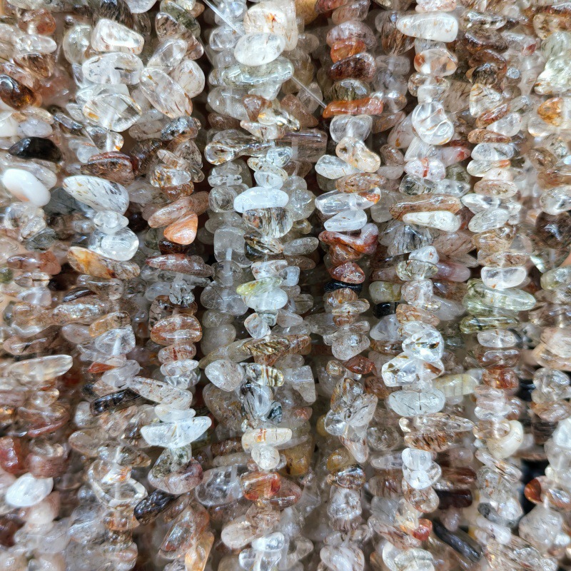 44 Natural black gold super seven