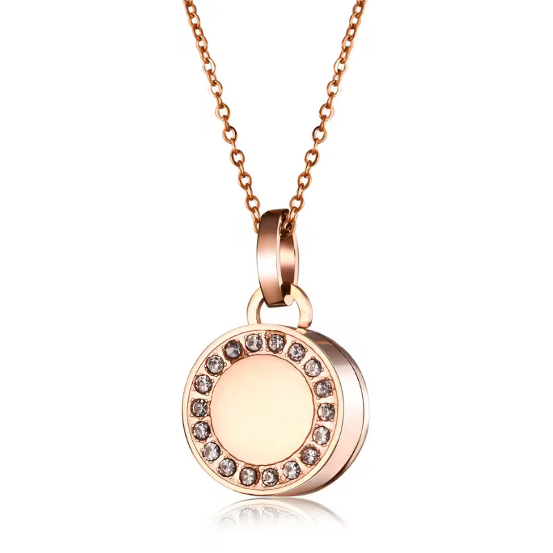 4:Rose gold color pendant