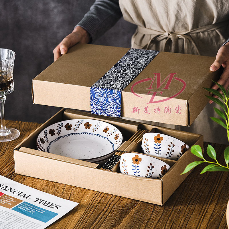 B 2 bowls 2 chopsticks 1 plate (20 sets/box)