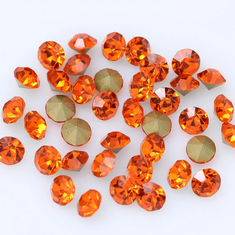 Orange red S12 # Diameter about 3mm (2880 pieces/p