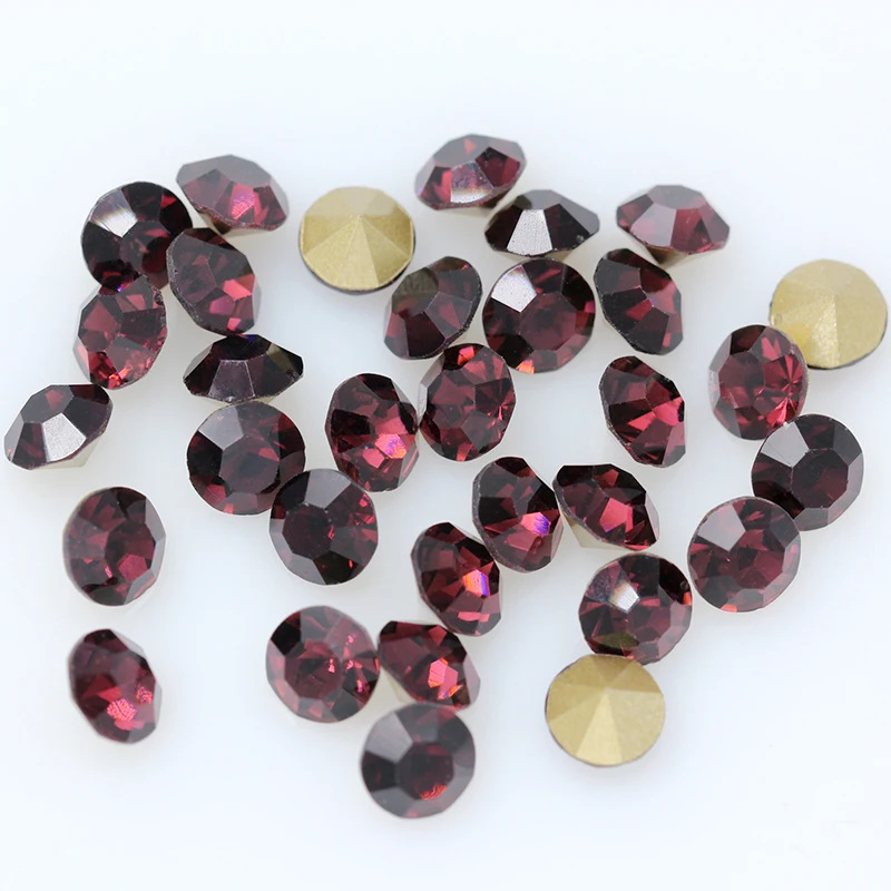 Deep purple S12 # Diameter about 3mm (2880 pieces/