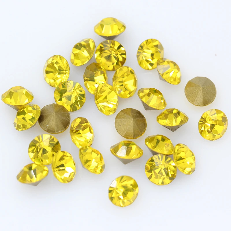 Lemon yellow S12 # Diameter about 3mm (2880 pieces