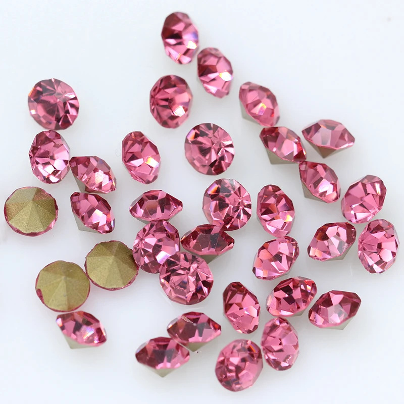 Rose red (natural color) S12 # Diameter about 3mm