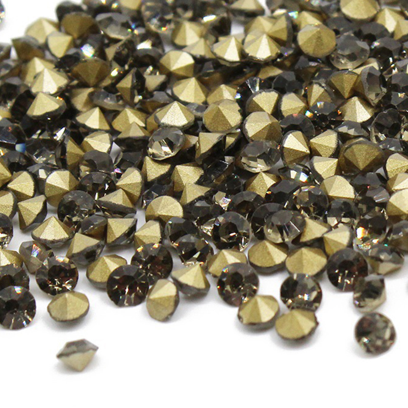 Transparent gray S12 # Diameter about 3mm (2880 pi