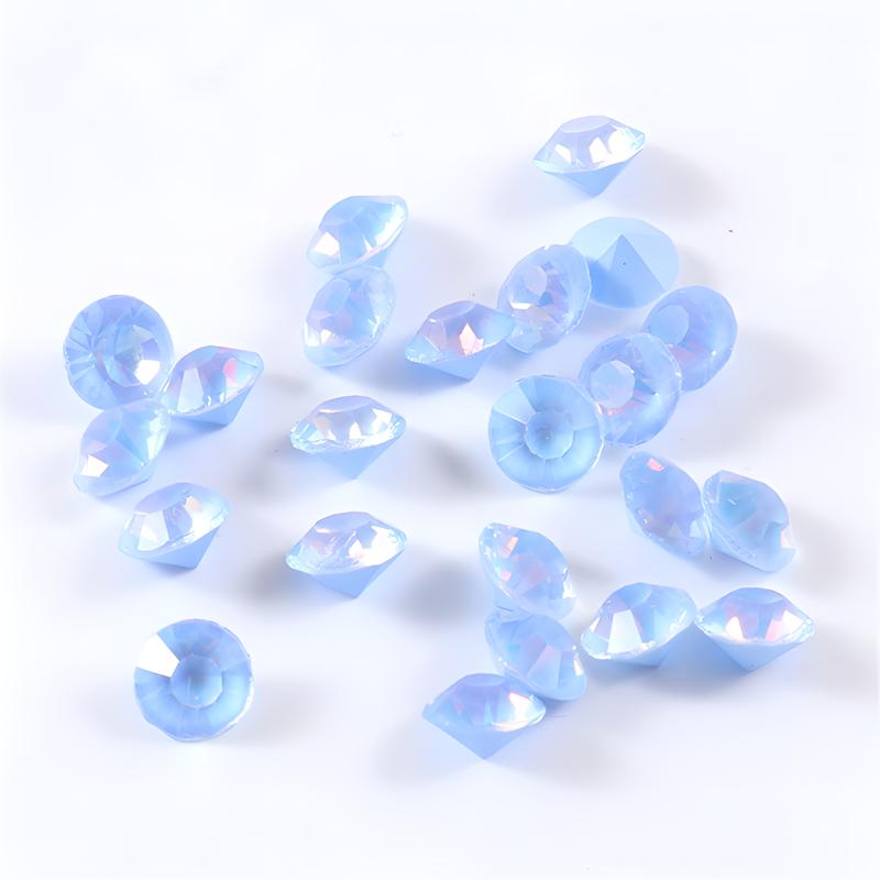 Mocha light blue opal S12 # Diameter about 3mm (28