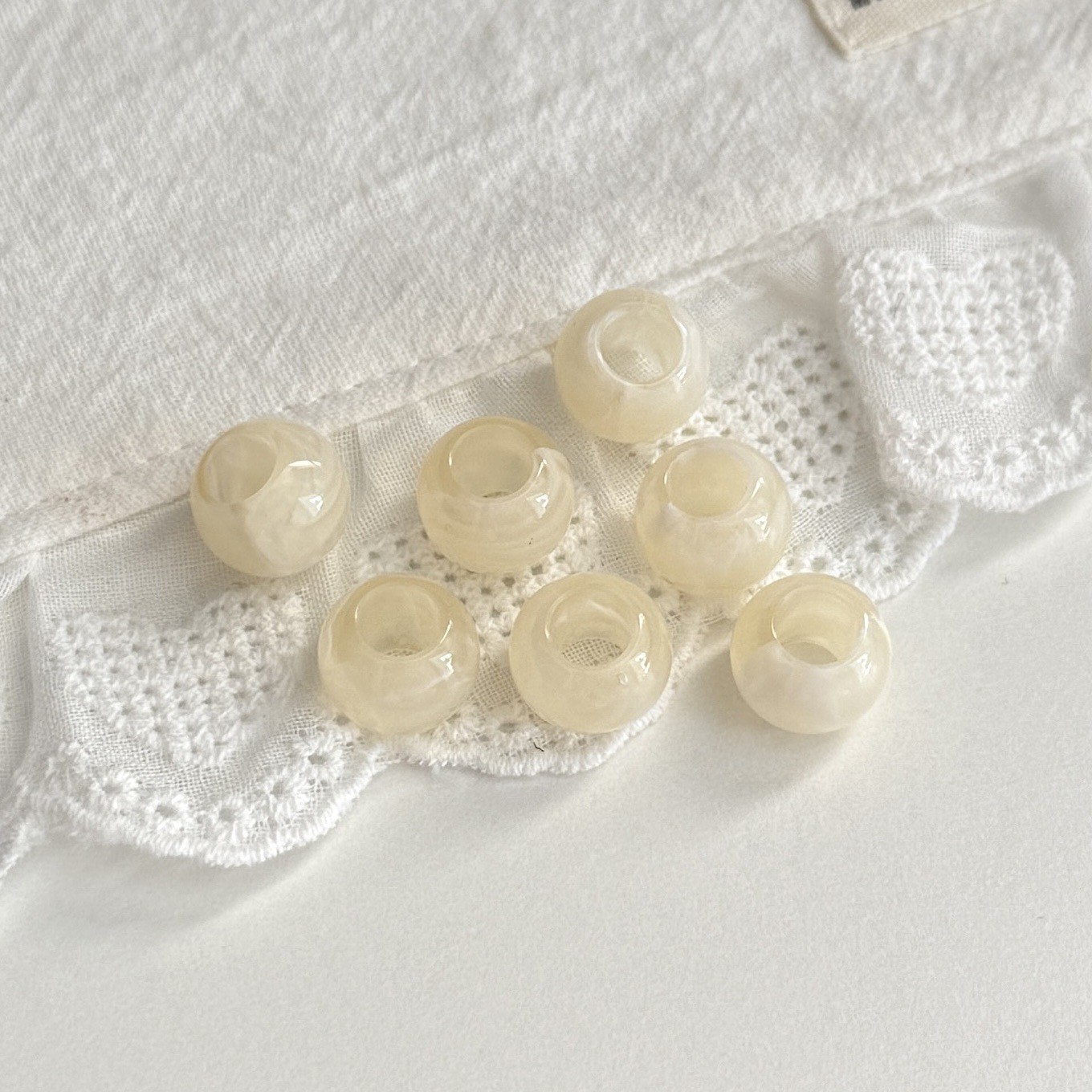 Off-white 12mm/740pcs/lot