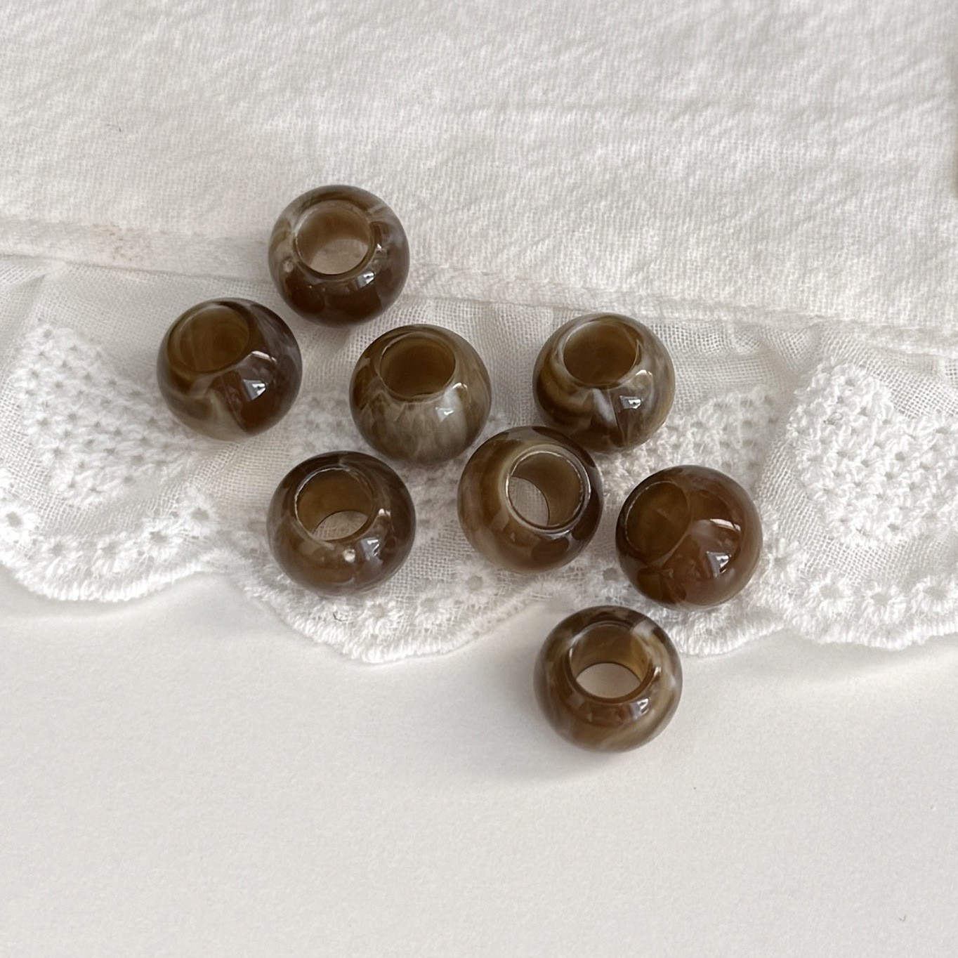 Light coffee 12mm/740pcs/lot