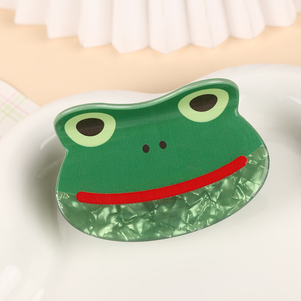 1:78mm Green-headed frog