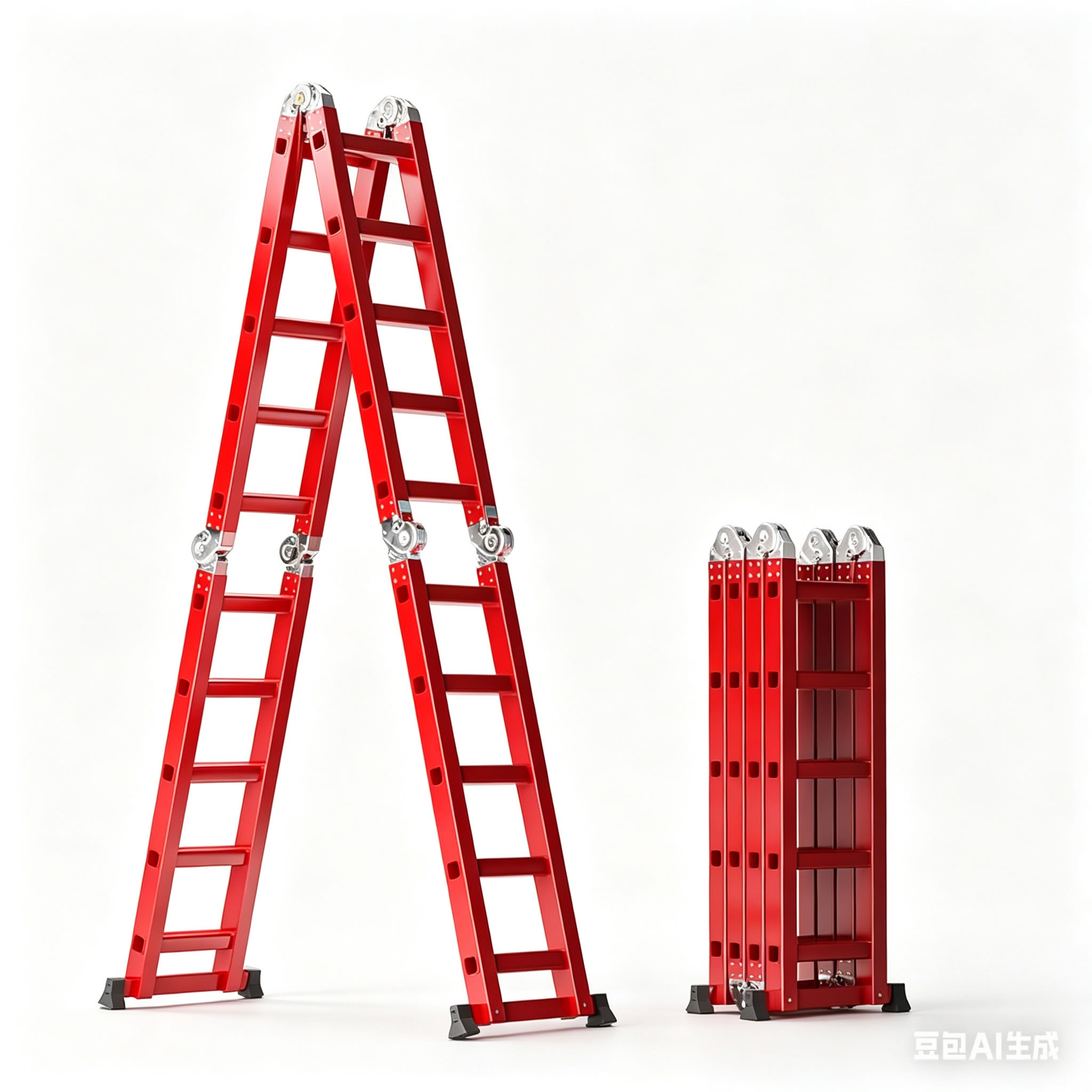 red 5.7m-4-fold/153x28x38.5cm