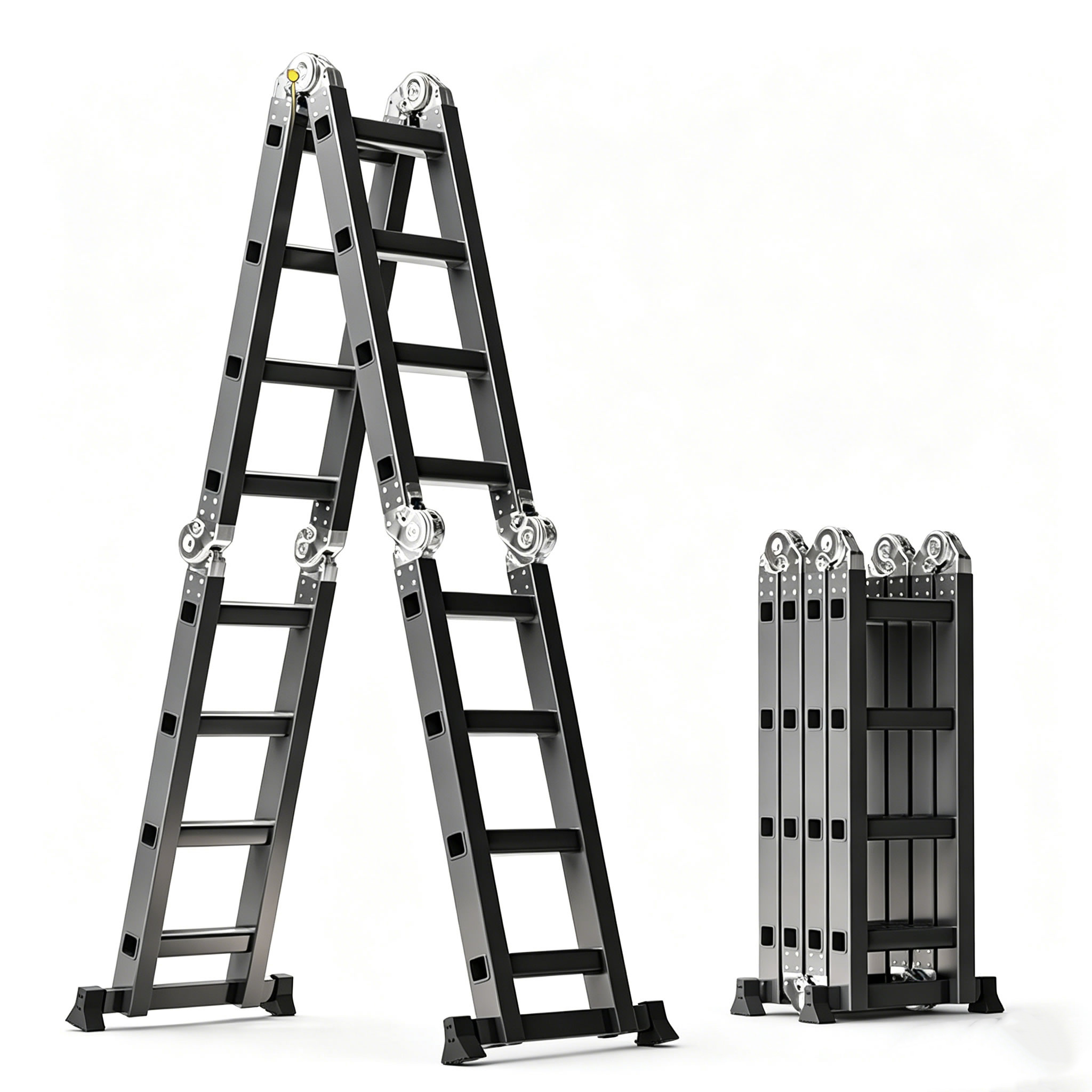 black 4.7m-4-fold/123x28x38.5cm