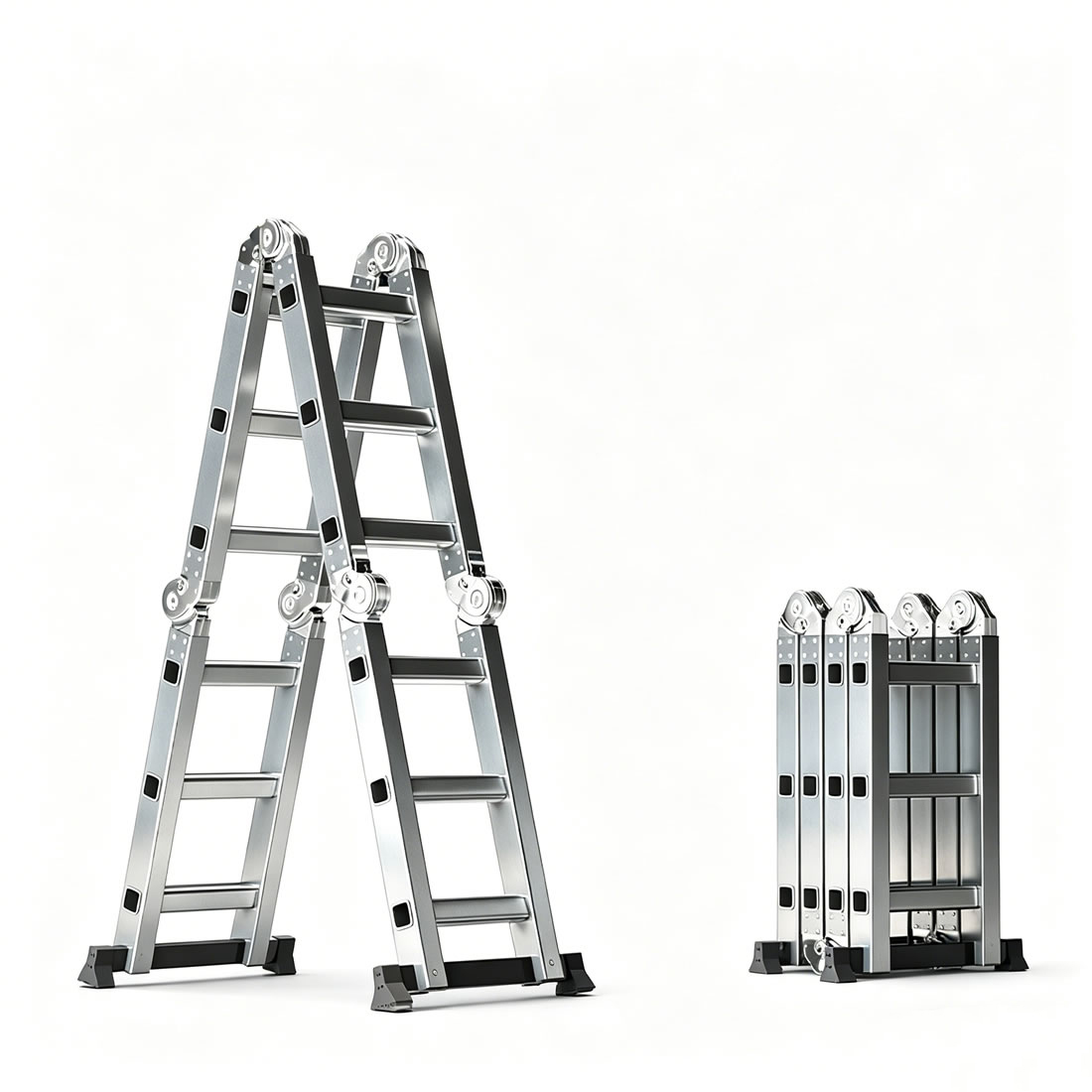 white 3.7m-4-fold/97x28x38.5cm