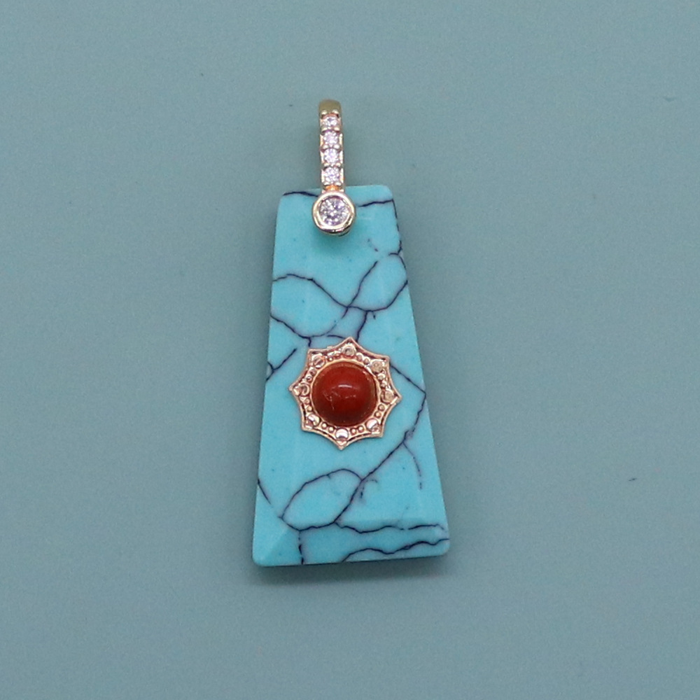 2 turquoise bleu clair