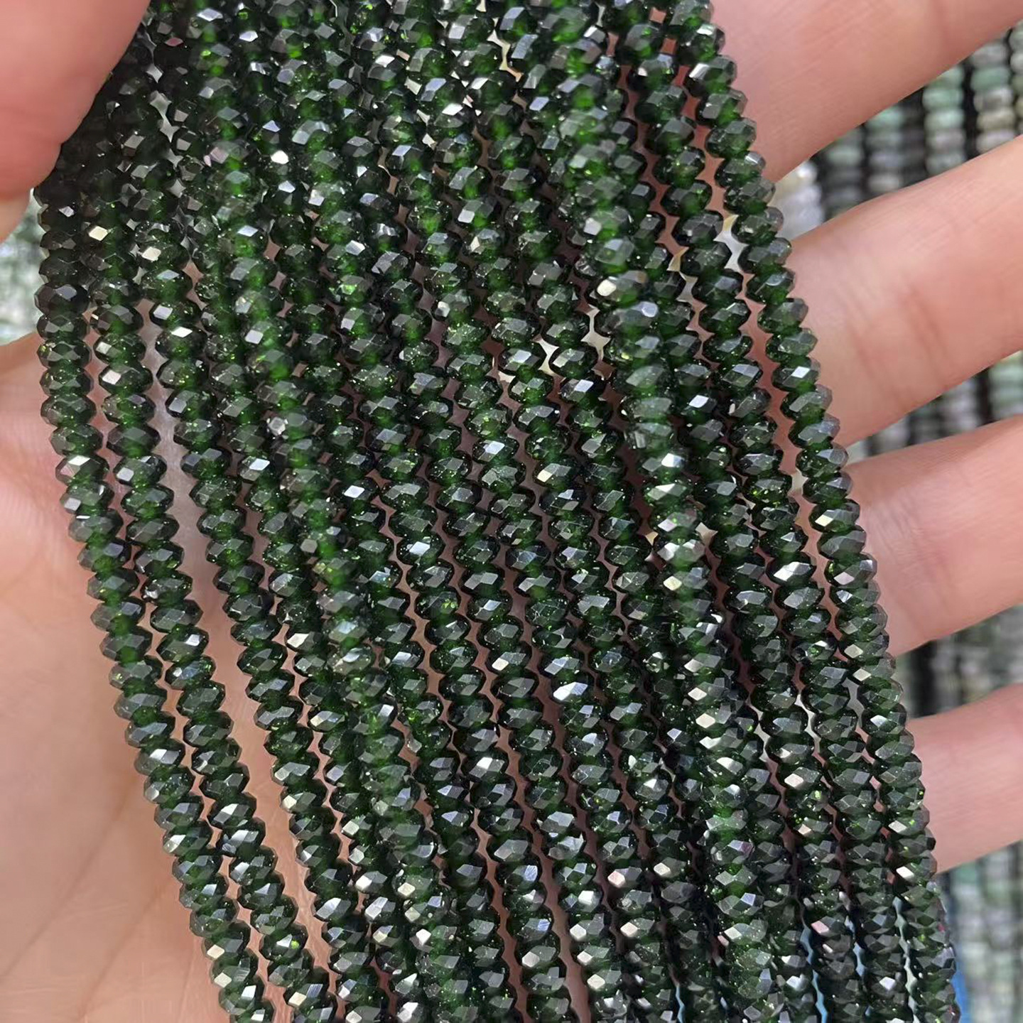 13 Green Goldstone
