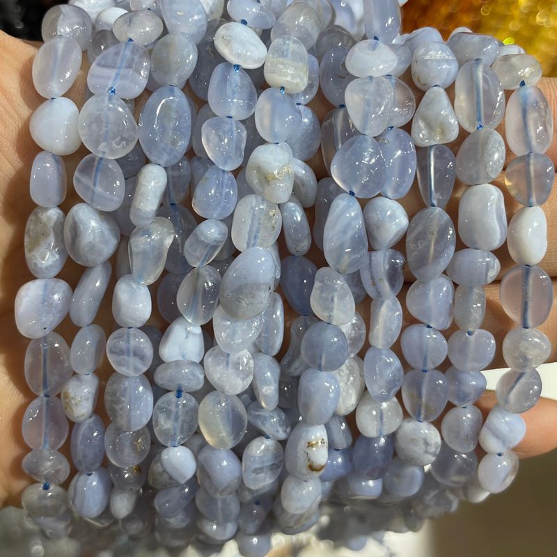 1 Purple-blue patterned agate
