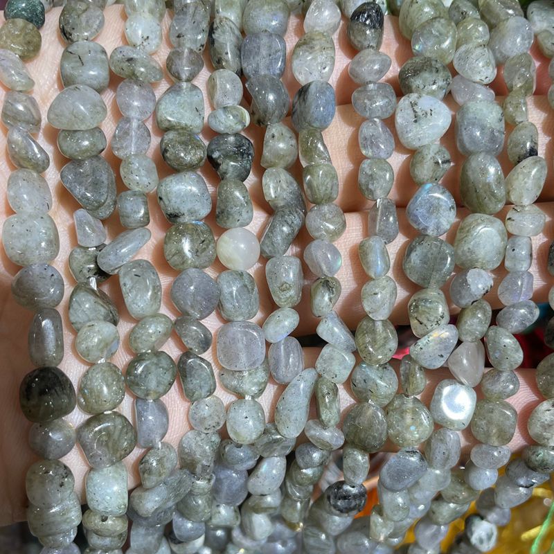 25 gray Sea Opal