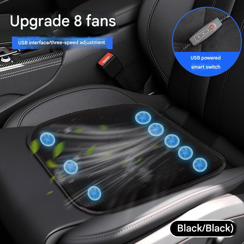 Upgraded gel pad usb style black [8 sets of fans]