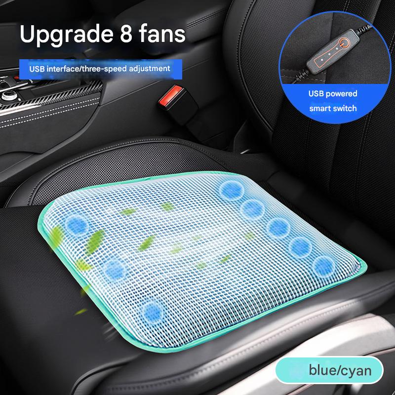 Upgraded gel pad usb type green [8 sets of fans]