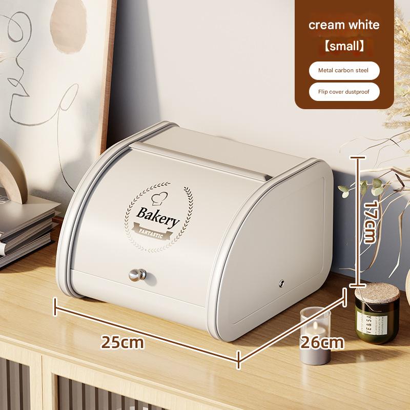 Simple style-slide lid bread box (small size)