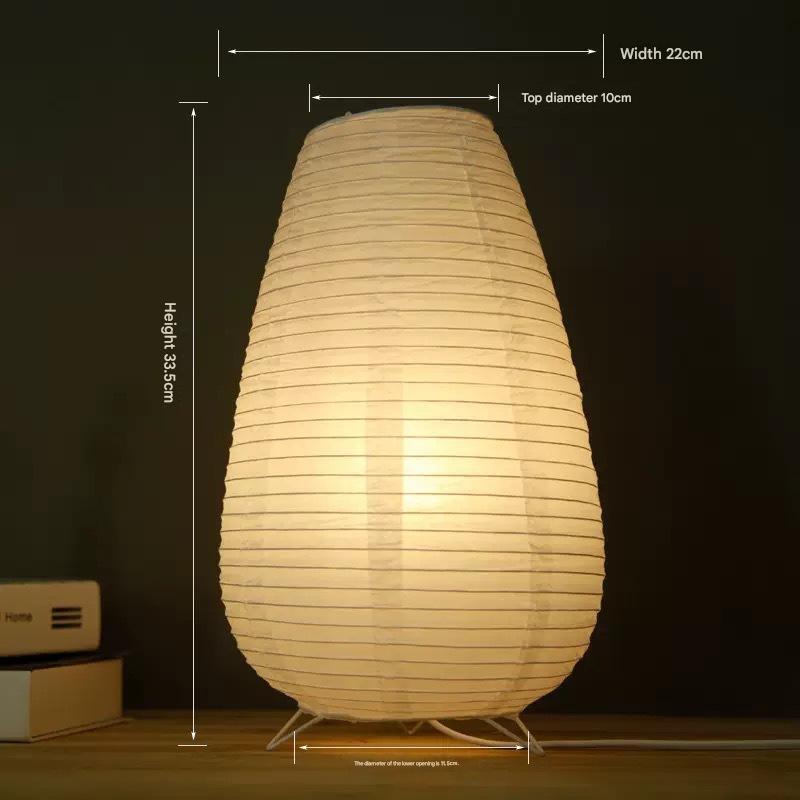 Long water drop table lamp