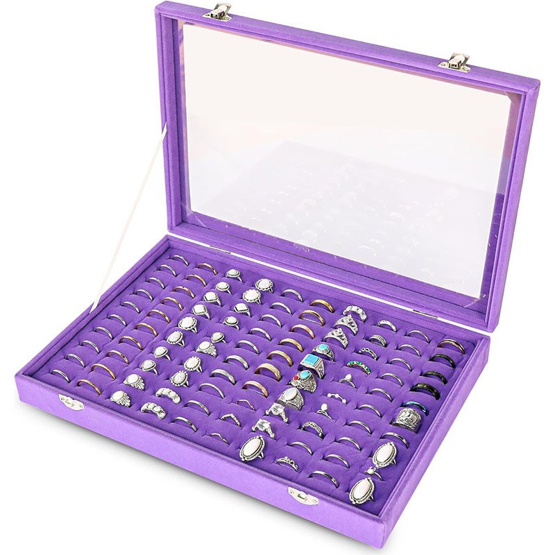 2:Purple hundreds ring box