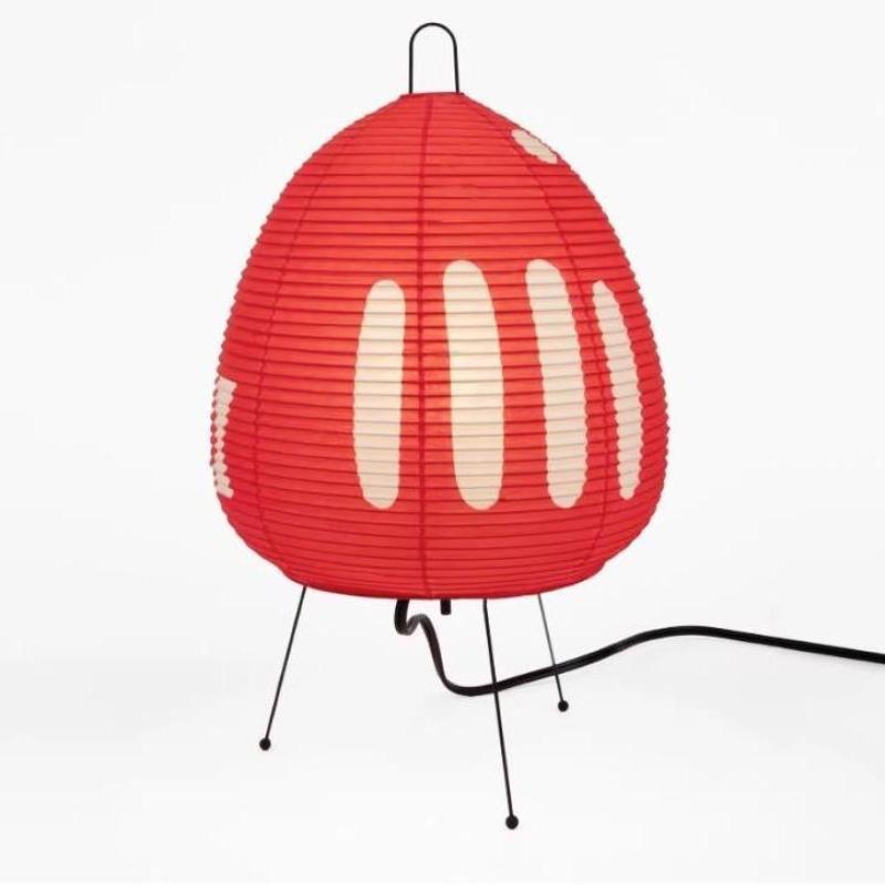 1a table lamp (red lampshade)